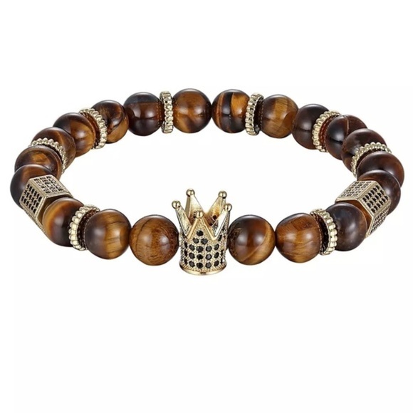 Beads Bracelet with Crown Charm​ - Picture 2 of 2